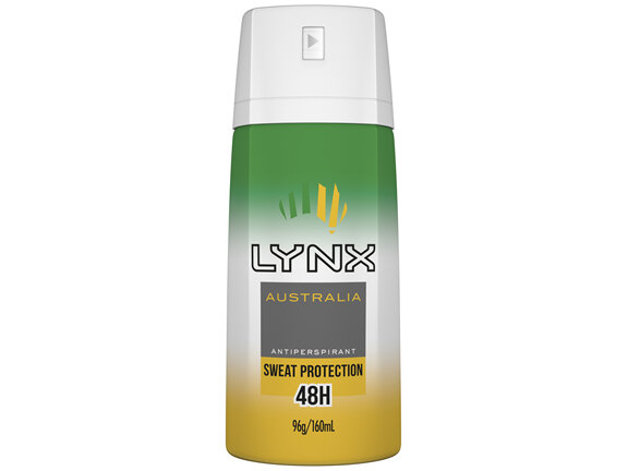 Lynx Male Antiperspirant Aerosol Australia 160 ML