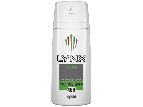 LYNX Men Antiperspirant Aerosol Deodorant Africa 160mL