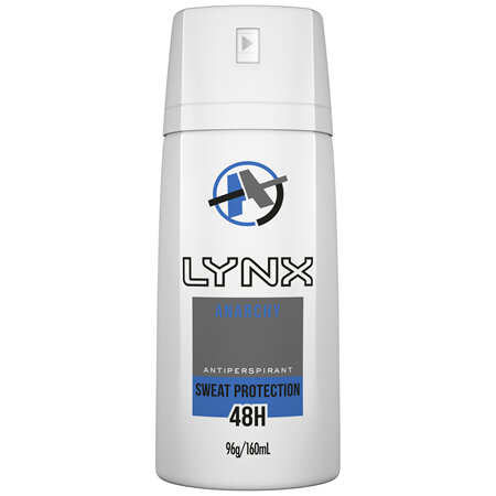 Lynx Men Antiperspirant Aerosol Deodorant Anarchy 160ml
