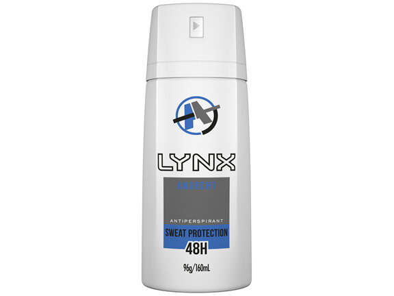 Lynx Men Antiperspirant Aerosol Deodorant Anarchy 160ml