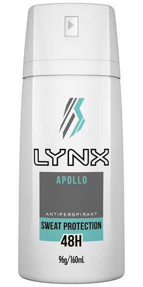 Lynx Men Antiperspirant Aerosol Deodorant Apollo 160ml