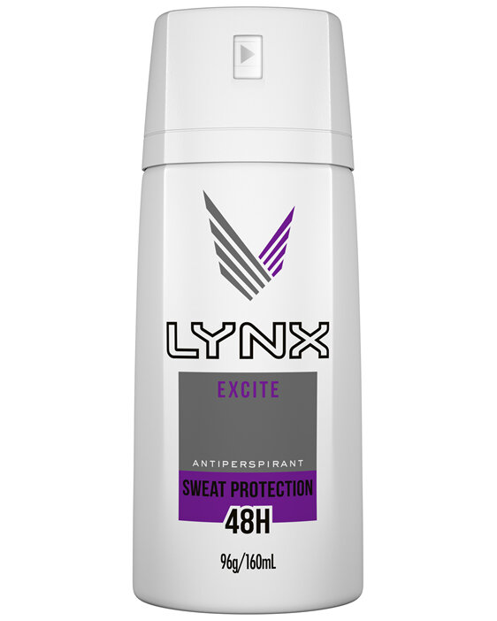 Lynx Men Antiperspirant Aerosol Deodorant Dry Excite 160ml