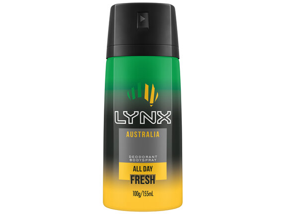 Lynx Men Body Spray Aerosol Deodorant Australia 155ml