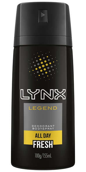 Lynx Men Body Spray Aerosol Deodorant Legend 155ml