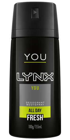 Lynx Men Body Spray Aerosol Deodorant YOU 155ml