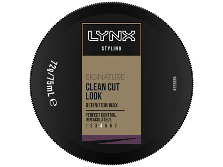 LYNX  Styling Hair Wax  Clean Cut Look  75ml