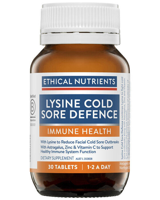 Lysine Cold Sore Defence 30 Tablets