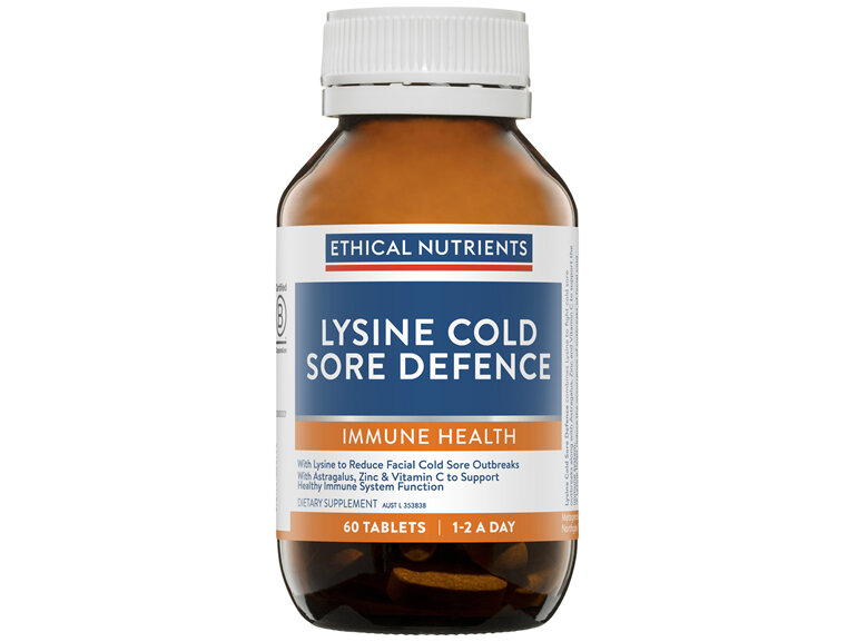 Lysine Cold Sore Defence 60 Tablets