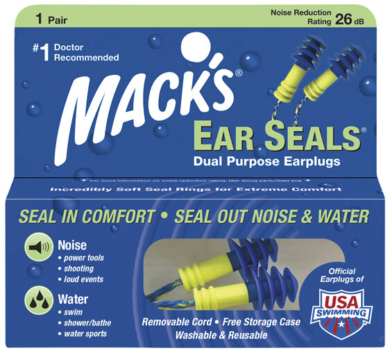 Macks Ear Seals on Lanyard 1 pair