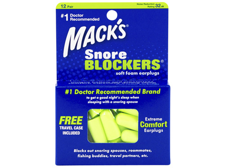 Macks Snore Blockers Earplugs 12 pair