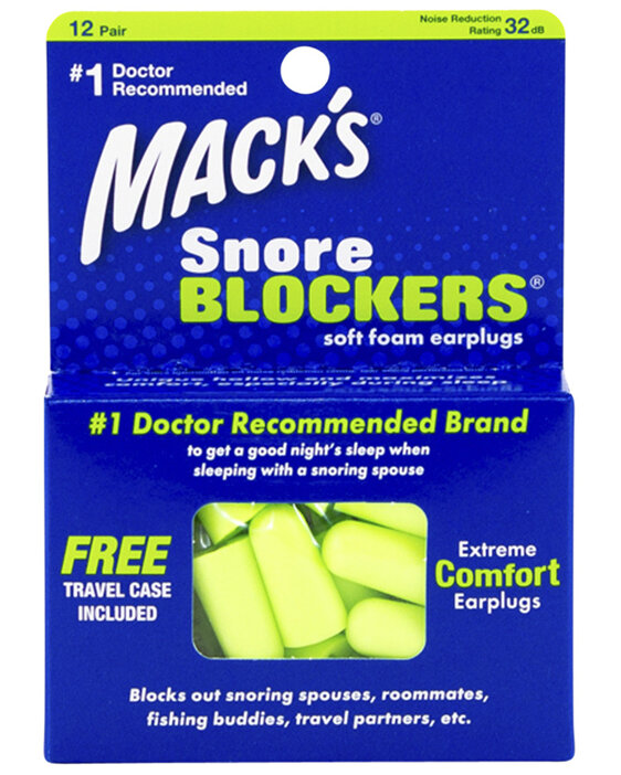 Macks Snore Blockers Earplugs 12 pair