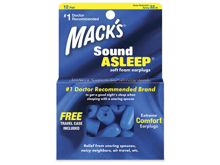 Macks Sound Asleep Earplugs 12 pair