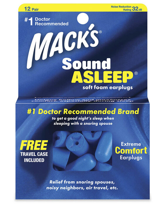 Macks Sound Asleep Earplugs 12 pair