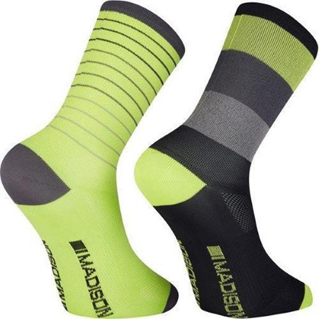 Madison Sportive Long Sock Phantom/Lime