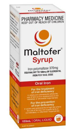 MALTOFER Iron Syrup 50mg/5ml 150ml