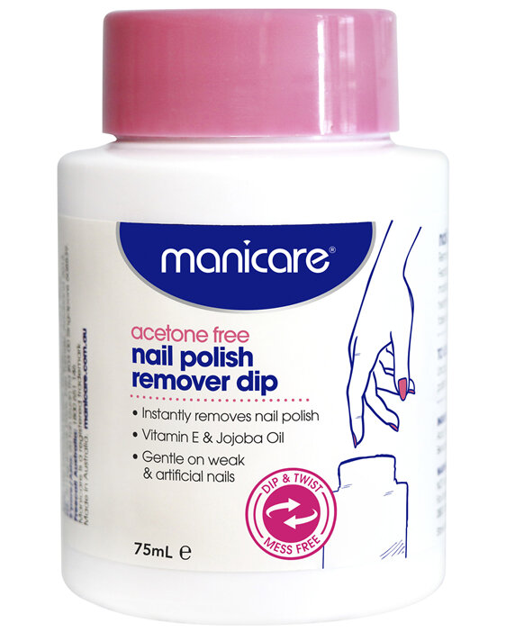 Manicare Acetone Free Nail Polish Remover Dip 75mL