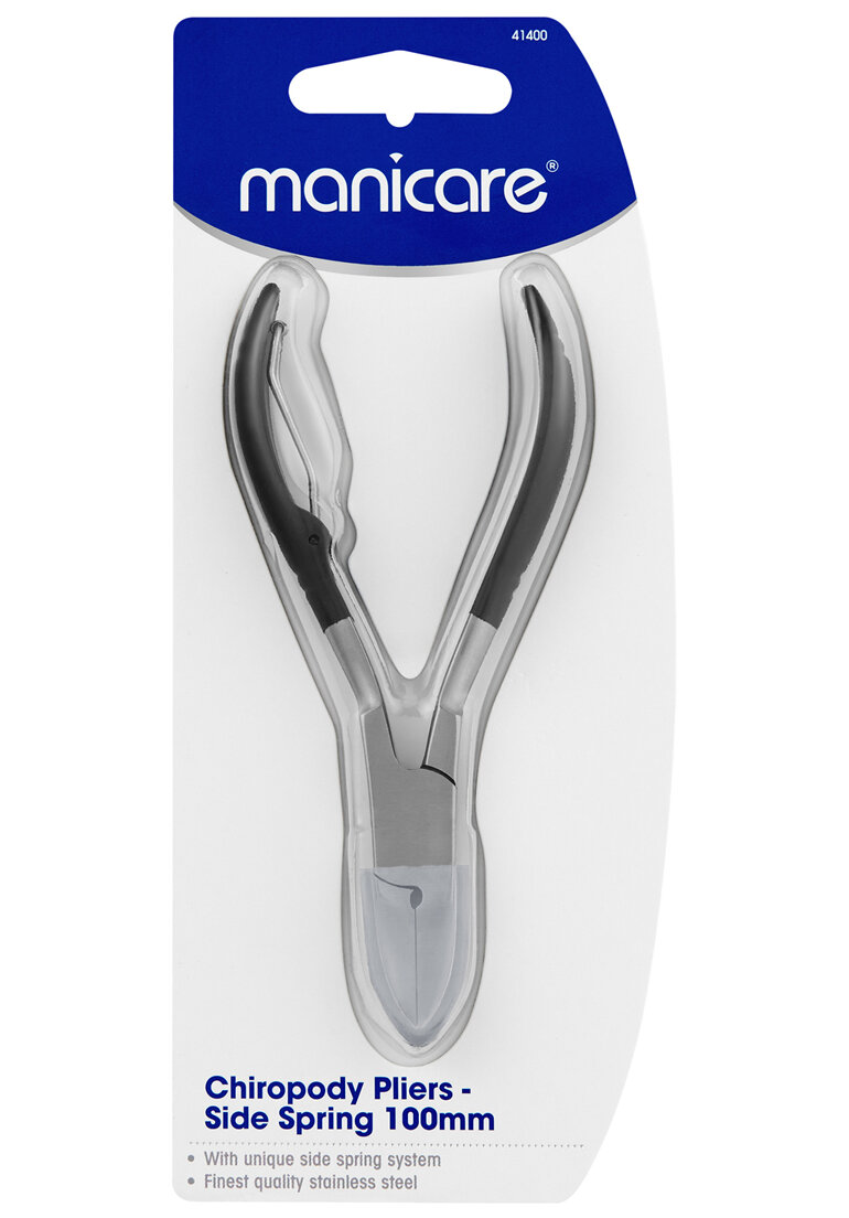Manicare Chiropody Pliers, 100mm, with Side Spring 