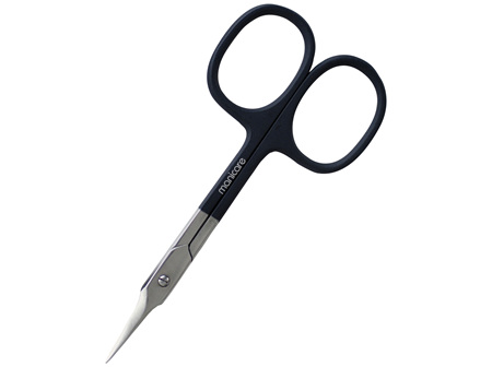 Manicare Cuticle Scissors, Curved, Extra Large Grip