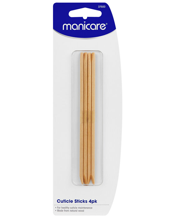 Manicare Cuticle Sticks, 4 Pack