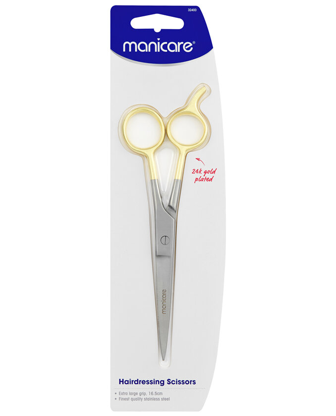 Manicare Hairdressing Scissors, Extra Large Grip