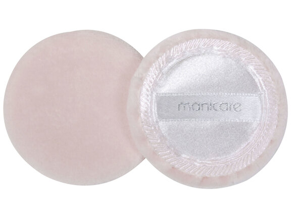 Manicare Powder Puffs, Pure Cotton, 2 Pack