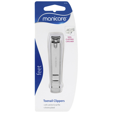 Manicare Toenail Clippers, With Catcher & Nail File