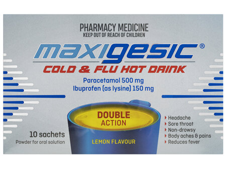 Maxigesic® Cold & Flu Hot Drink 10 Pack