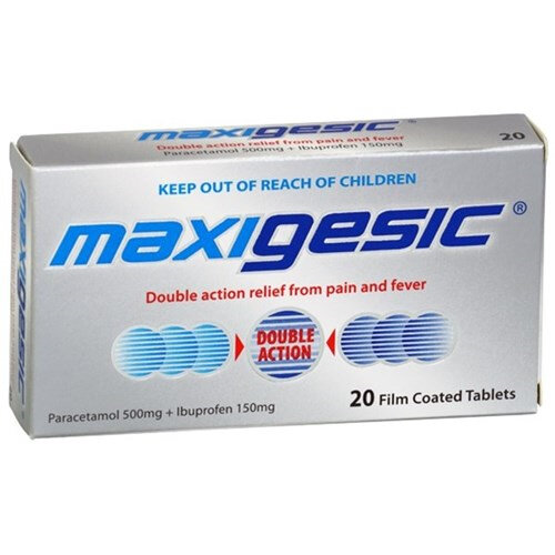 Maxigesic Tablets 20s