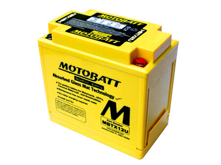 MBTX12U MotoBatt 12v 200ccA 14Ahr Battery - T160