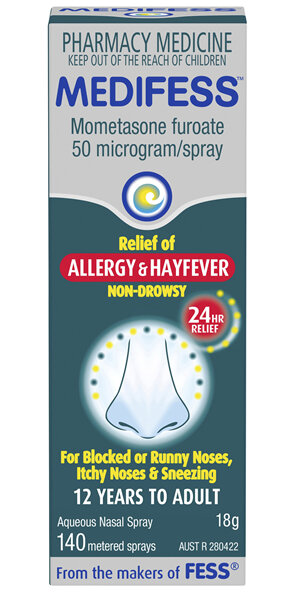 MEDIFESS Allergy & Hayfever Nasal Spray 140D 18g