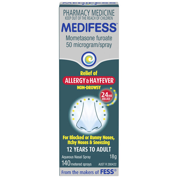 MEDIFESS Allergy & Hayfever Nasal Spray 140D 18g