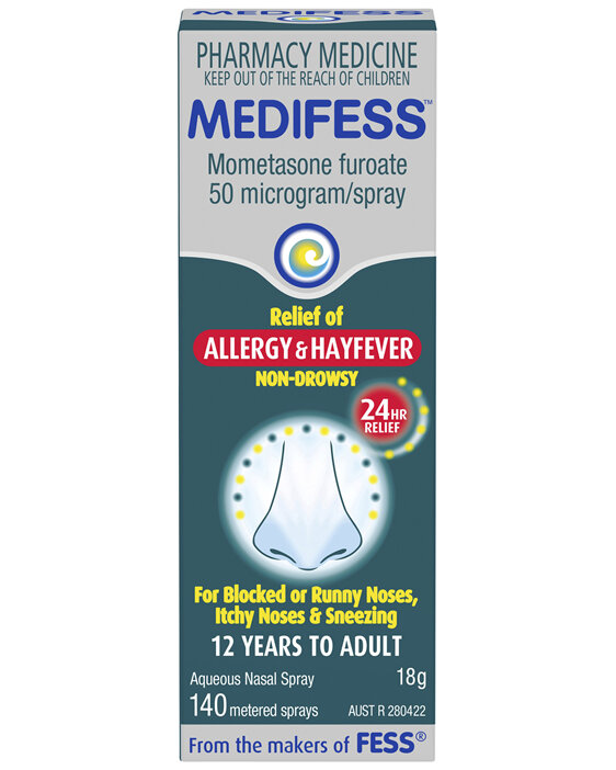 MEDIFESS Allergy & Hayfever Nasal Spray 140D 18g