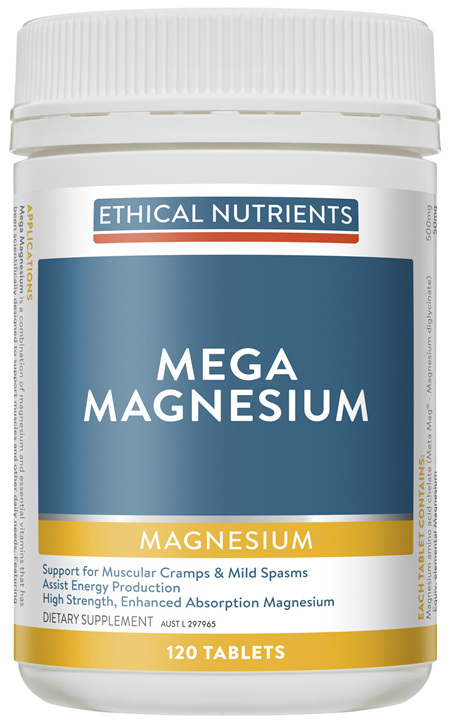 Mega Magnesium 120 Tablets