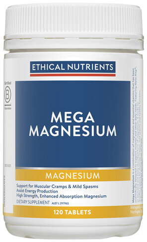 Mega Magnesium 120 Tablets