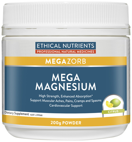 Mega Magnesium Citrus 200g Powder