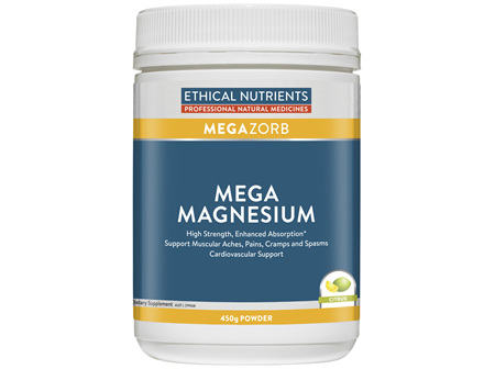 Mega Magnesium Citrus 450g Powder