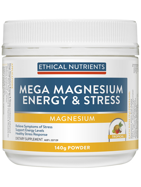 Mega Magnesium Energy & Stress Powder 140g