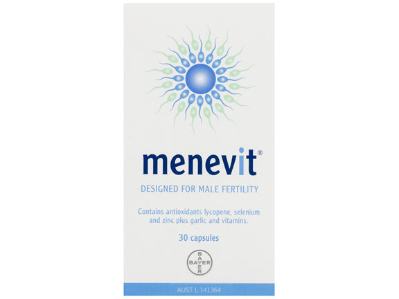 Menevit Male Fertility Supplement Capsules 30 pack (30 days)