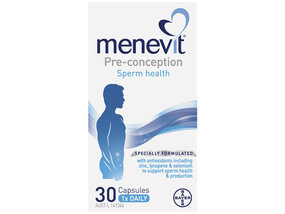 Menevit Pre-Conception Sperm Health Capsules 30 pack (30 days)