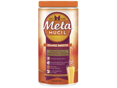  Metamucil Daily Fibre Supplement Smooth Orange 114 Doses