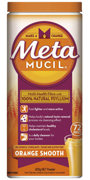 Metamucil Daily Fibre Supplement Smooth Orange 72 Doses