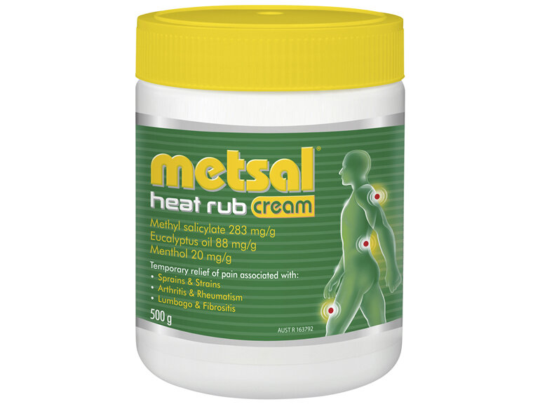 Metsal Heat Rub Cream 500g