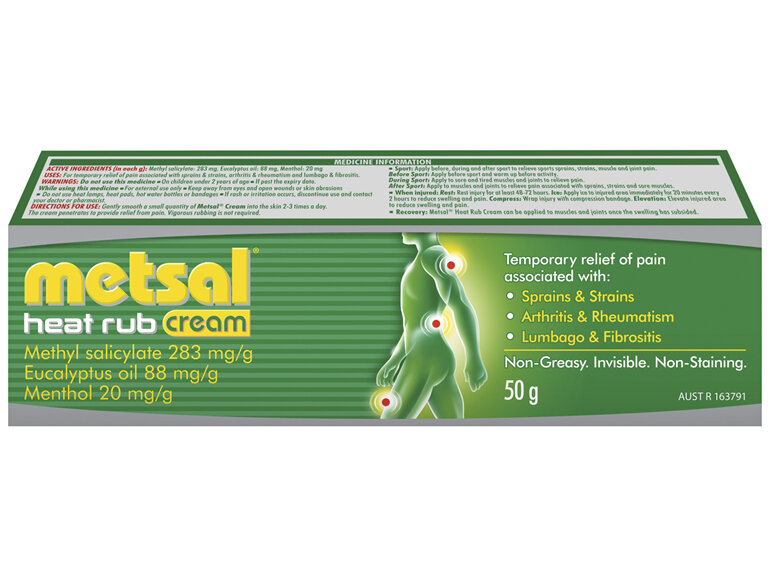 Metsal Heat Rub Cream 50g
