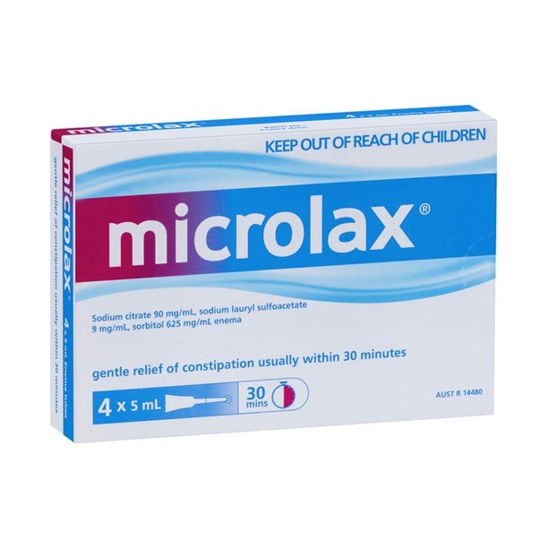 Microlax Micro Enemas 4 Pack
