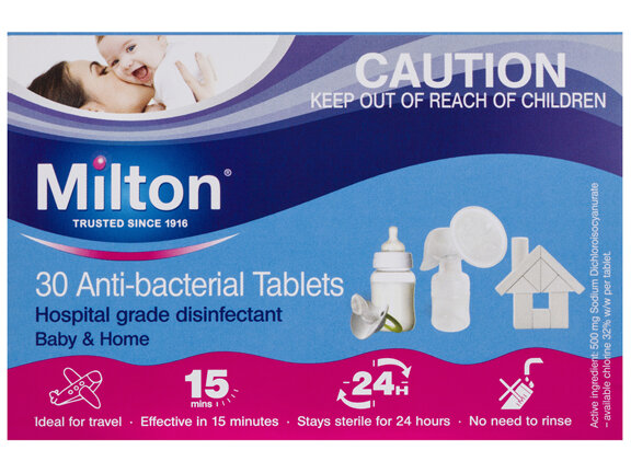 Milton 30 Anti-bacterial Tablets