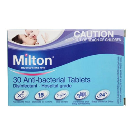 MILTON Antibacterial Tab 30pk