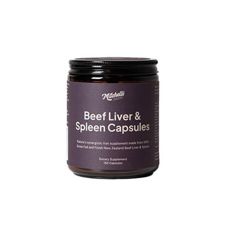 Mitchells Beef Liver and Spleen 150 Capsules