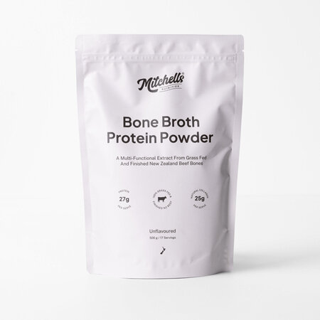 Mitchells Bone Broth Protein Powder Unflavoured 500g