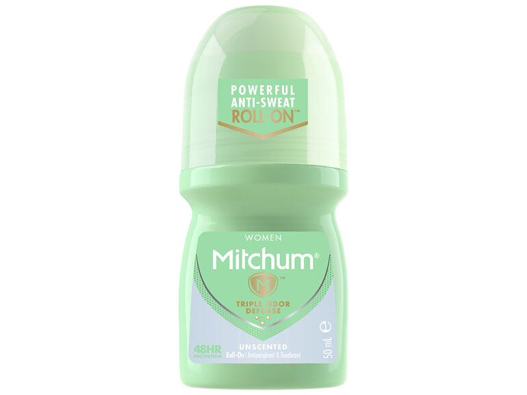 Mitchum Women's Roll On Unscented 50mL