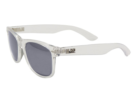 Moana Rd Plastic Fantastic Sunglasses - Clear with Black Lens #3281